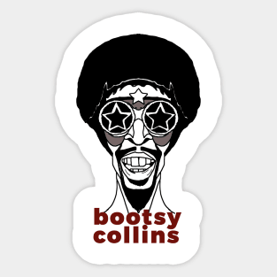 bootsy collins retro Sticker